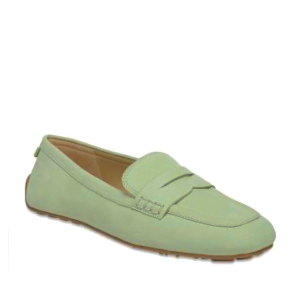 Sam Edelman Tucker Leather Slip Light mint green Loafers